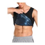 Mistirik, Nodiko Bibax Erkek Sauna Termal Atlet Yağ Yakımınıza Yardımcı Polymer Kumaş Korse Etkili Siyah Renk, 5XL