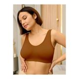 Mistirik, Panax Model Sıkılaştırıcı Ve Toparlayıcı Pedli Büstiyer Korse Kahve Renk, XL