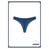 Mistirik, Paulo Model Esnek Ve Yumuşak Fitilli String Model Spor Külot Lacivert Renk, XL