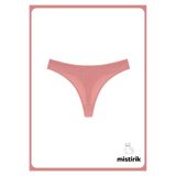 Mistirik, Paulo Model Esnek Ve Yumuşak Fitilli String Model Spor Külot Pastel Pembe Renk, L