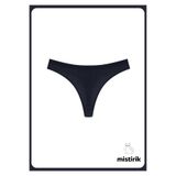 Mistirik, Paulo Model Esnek Ve Yumuşak Fitilli String Model Spor Külot Siyah Renk, XL