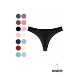Mistirik Paulo Model Fitilli Esnek Kumaş String Tanga Siyah Renk