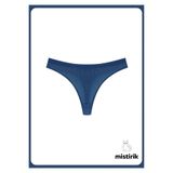 Mistirik, Paulo Model Yumuşak Kumaşlı Tanga Model Fitilli Spor Külot Lacivert Renk, XL