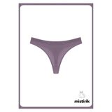 Mistirik, Paulo Model Yumuşak Kumaşlı Tanga Model Fitilli Spor Külot Mor Renk, S