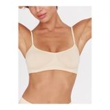 Mistirik Pisun Model İnce Askılı Pedli Spor Büstiyer Renk, M, Mistirik-SPR-BSTY-01, TEN, Kadın