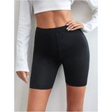 Mistirik Porfy Basen Etkili Lazer Kesim Paçalı Korse Extra Sıkı Kısa Şort - 5-Siyah - 4XL