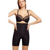 MİSTİRİK Porfy Lazer Kesim Iz Belli Etmeyen Spor Şort Tayt Korse Dikişsiz Model Siyah Renk
