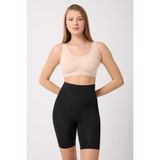 Mistirik Porfy Model Kaydırmaz Silikon Şeritli Biker Tayt Siyah, 2XL, MistirikTek04, SİYAH, Kadın
