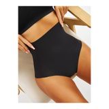 Mistirik, Private Iz Yapmaz Yapısı Toparlayıcı Doğum Sonrası Etkili Lazer Kesim Slip Siyah Renk Korse, XL