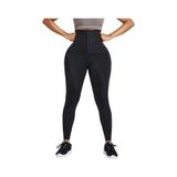 Mistirik Sauna-tayt Model Korse Toparlayıcı Ve Sıkılaştırıcı Etkili Yüksek Bel Agraflı Sauna Termal Tayt SiYAH