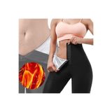 Mistirik, Sauna-Tayt Model Yüksek Bel Agraflı Sauna Termal Toparlayıcı ve Sıkılaştırıcı Korseli Tayt, M