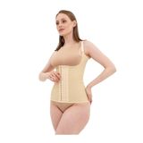 Mistirik, Trigoso Model 4 Kademeli Askılı Doğum Sonrası Sıkılaştırıcı Lateks Korse Ten Renk, 4XL