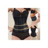 Mistirik, Tvigoso Model 4 Aşamalı Doğum Sonrası Sarkma Önleyici Askısız Latex Spor Korse Siyah Renk, 42
