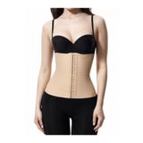 Mistirik, Tvigoso Model Askısız Latex Model 7 Balenli 4 Kademeli Korseli Kumaş Latex Spor Korse Ten Renk, 40