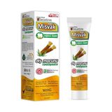 Misvak Diş Macunu Doğal Misvak Ağacı Özlü 75 ML(120 G) Yanında Bambu Diş Fırçası - Çok Renkli