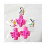 Misyon Kolay Kalem Tutma Aparatı Unicorn Kalem Başlığı 3 Lü Set Pembe Renkli Eğlenceli Tasarım