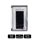 Misyul 0.05D Dramatik Kıvrım 13 Mm Soft Eyelash Takma Kirpik 16'Lı