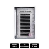 Misyul 0.05D Dramatik Kıvrım 9 Mm Soft Eyelash Takma Kirpik 16'Lı