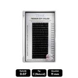 Misyul 0.07C Natural Kıvrım 11 mm Soft Eyelash Doğal İpek Kirpik 16'lı