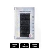 Misyul 0.07C Natural Kıvrım 15 Mm Soft Eyelash Takma Kirpik 16'Lı