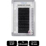 Misyul 0.07D Dramatik Kıvrım 12 mm Soft Eyelash Doğal Ipek Kirpik 16'lı - Siyah