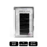 Misyul 0.07D Dramatik Kıvrım 13 Mm Soft Eyelash Takma Kirpik 16'Lı