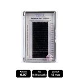 Misyul 0.07D Dramatik Kıvrım 15 Mm Soft Eyelash Takma Kirpik 16'Lı