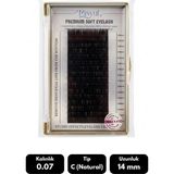 Misyul 0.10C Natural Kıvrım 10 mm Soft Eyelash Doğal Ipek Kirpik 16'lı - Siyah