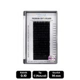 Misyul 0.10C Natural Kıvrım 14 Mm Soft Eyelash Takma Kirpik 16'Lı