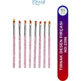Misyul Tırnak Desen Fırçası Nail Art Fırça Tırnak Süsleme Fırça Seti