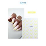 Misyul Tırnak Sticker Protez Tırnak Kalıcı Oje Süsleme 5D Sticker