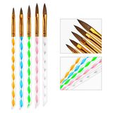 Misyul Tırnak Süsleme Fırçası, Nail Art Fırça, Tırnak Desen Fırçası Seti