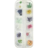 Misyul Tırnak Süsleme Kurutulmuş Gerçek Çiçek Nail Art Süsleme 3d Çiçek Model - K4