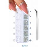 Misyul Tırnak Süsleme Swarovski & Inci Taş Seti, Nail Art Tırnak Süslemesi