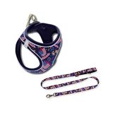 Mita Air Mesh 2'li Bundle Set Kedi Köpek Göğüs Tasması + Köpek Gezdirme Tasması/Kayışı (Dizayn, 3XS)