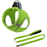 Mita Air Mesh 2'li Bundle Set Kedi Köpek Göğüs Tasması + Köpek Gezdirme Tasması/kayışı - Neon Yeşil - 3XS