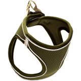 Mita Air Mesh Kedi Köpek Göğüs Tasması Çift Reflektörlü, Terletmeyen Haki / Khaki