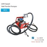 Mitacan MTTP60ZAC 220V Sayaçlı Manuel Stop Yakıt Transfer Pompası - Gri