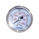 Mitalub Gliserinli Paslanmaz Arkadan Manometreler 63mm x 200bar