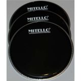 Mitello BDHD-20/1 20 İnç Siyah 51 cm Çaplı Film Deri Bateri ve Maç Davulu