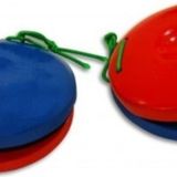 Mitello P-31 Model Plastik Kastanyet Seti-2 Çift-Parmak Zili Plastik