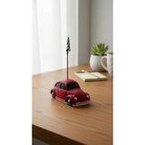 Mithbox Araba Vintage Vw Beetle Vosvos Fotoğraf Not Tutucu Erkeğe Hediye Fikri Biblo Ofis Hediyesi - Kırmızı