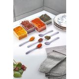 Mithra Life 12 li Gri Baharat Bal ve Servis Kaşığı MIT1138