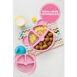 Mithra Life 3 Bölmeli Pembe Bebek Çocuk Yemek Mama Tabağı MIT1114