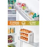 Mithra Life 6 Parça Buzdolabı Içi Düzenleyici ve 30 Bölmeli Yumurtalık MIT1105
