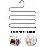 Mithra Life Metal 5 katlı Pantolon Eşarp Askısı MIT1029