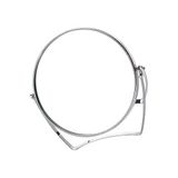 Mithra Life Mini Boy Büyüteçli Çift Taraflı Krom Makyaj Aynası Gümüş 100x120mm MIT1243