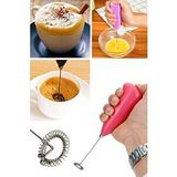 Mithra Life Pilli Mini Mixer Kahve Süt Köpürtücü Karıştırıcı Mit1084 Pembe