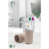 Mithra Life Seyahat Tipi Krem Plastik Diş Fırçası, Gözlük, Aksesuar Kutusu Saklama Kabı Mıt1211