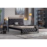 Mithra Metal Karyola, Siyah, Antrasit 120X200